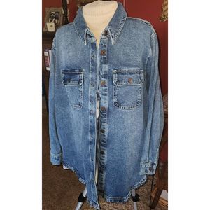 Terra & Sky Blue Jean Jacket